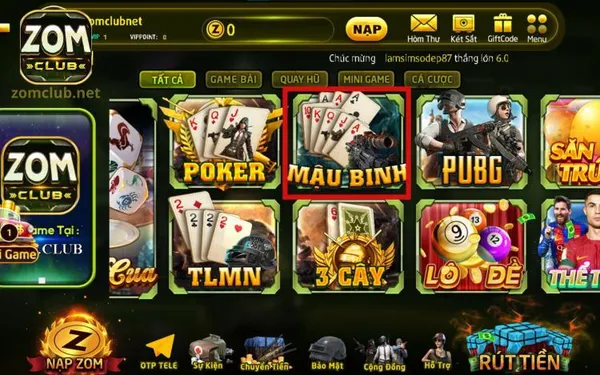 game mậu binh - Binh Club - Mậu Binh