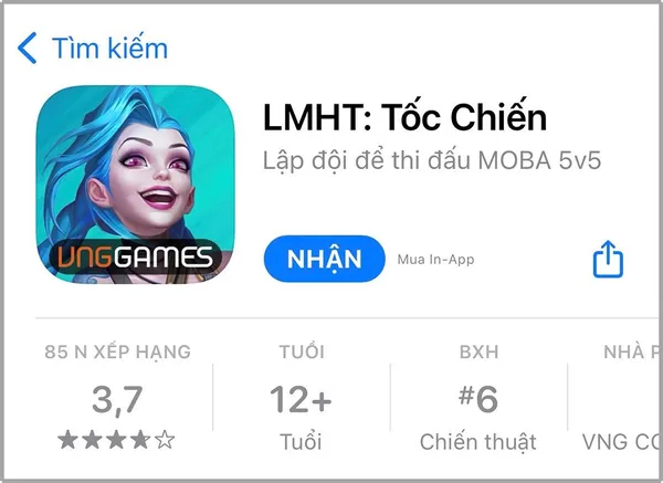 game online iOS - Liên Minh Huyền Thoại: Tốc Chiến